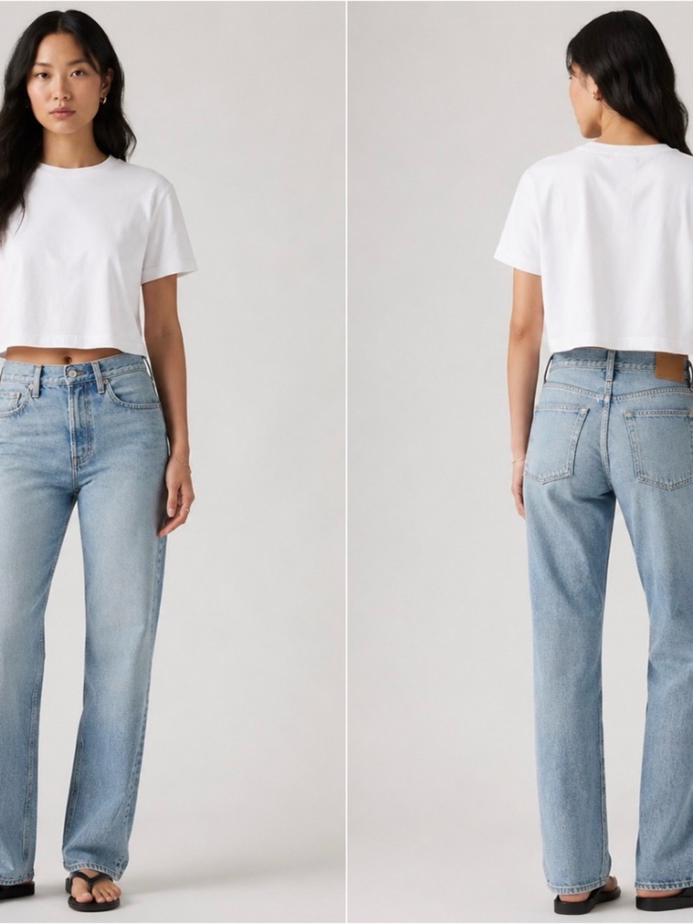 Good American white t-shirt